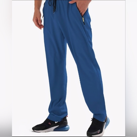 AIRIKE Men's elastic waist hiking pants/sweatpants with zipper pockets - Picture 2 of 9